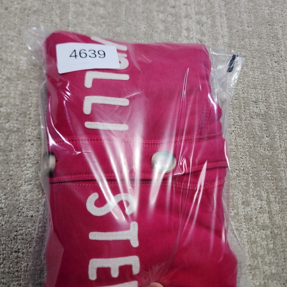 Vintage Y2K Hollister Jacket‎ Women Large Baby Doll Button Up Pink Fleece Mock - Picture 9 of 9